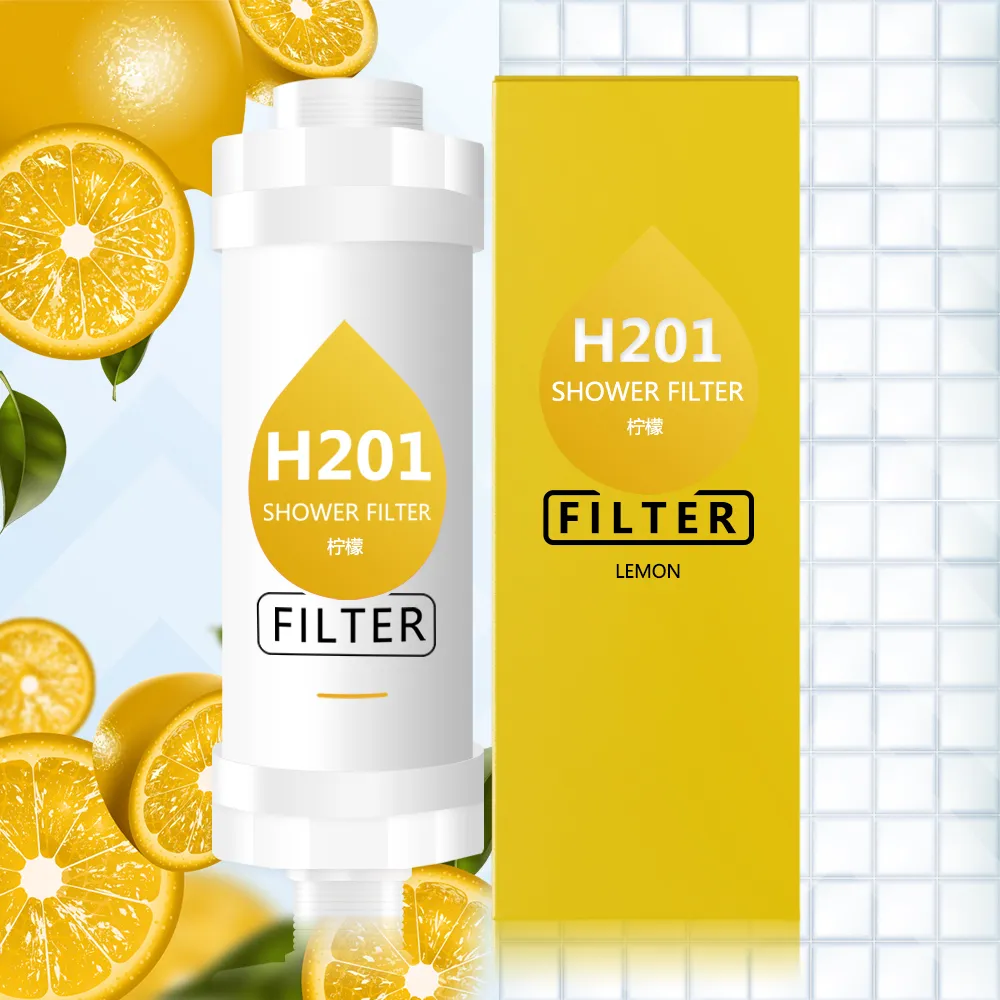 فلتر فيتامين سي ، فلتر الاستحمام المعطرة ، منقي المياه إزالة الكلور ، فلتر الاستحمام الطبيعي فيتامين ج - Image 1