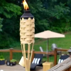 مشاعل خشبية مصنوعة يدويا من البامبو قياس ٦٠ سم - صورة 1