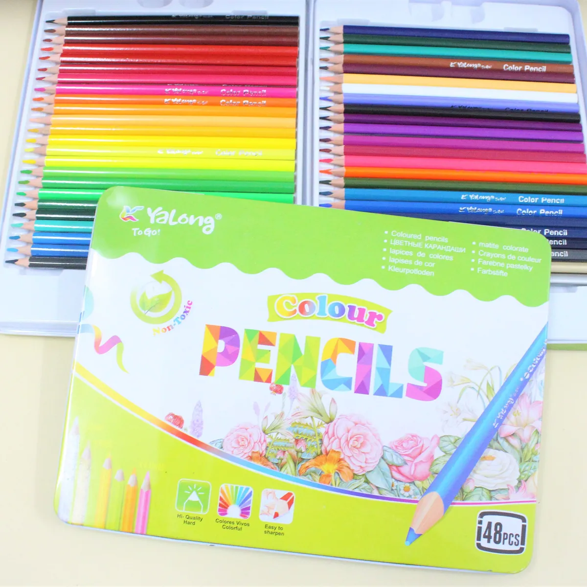 الوان خشبية يالونج 48 لون - صورة 1