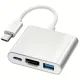 Converter 3 in 1 - Type-C to HDMI + USB + Type-C - صورة 8