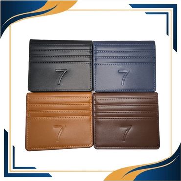 محفظة 7 مع نحت الإسم