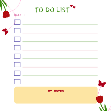 Red Rose-To-Do-List